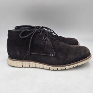 Bearpaw Gabe Men's Chukka Boot Chocolate Brown Suede Ankle Boots Size 10